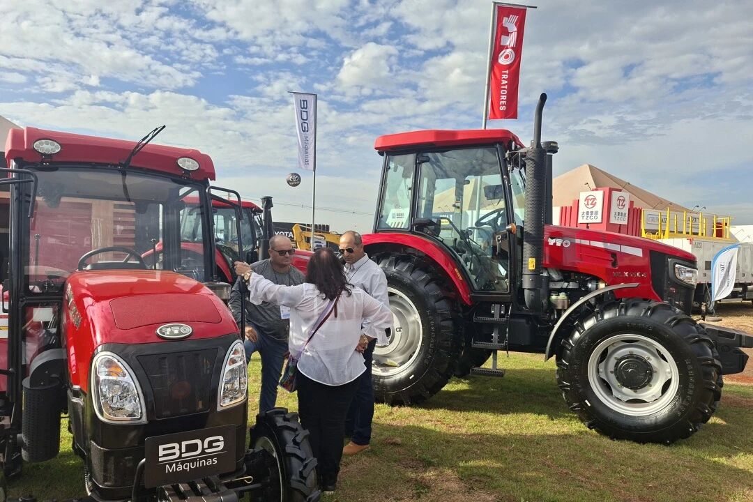 YTO集中亮相巴西Agrishow，用户现场购机！